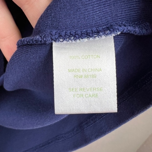 Lilly Pulitzer Girl's Koi Fish Embroidered Dress in Navy Sz S - Picture 3 of 5